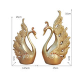 Swan Ornament Home Decoration