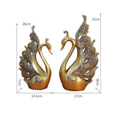 Swan Ornament Home Decoration