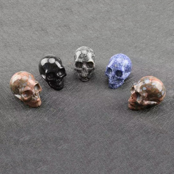 Natural Carved Skull Crysta Skull Gem Art Collection