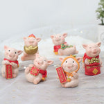 Pig Auspicious Decoration Cartoon Resin Cartoon Desktop
