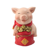 Pig Auspicious Decoration Cartoon Resin Cartoon Desktop