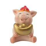 Pig Auspicious Decoration Cartoon Resin Cartoon Desktop