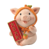 Pig Auspicious Decoration Cartoon Resin Cartoon Desktop